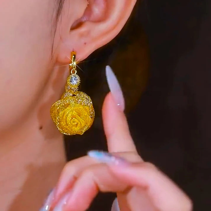 Mesh Earrings(24K GOLD PLATED)