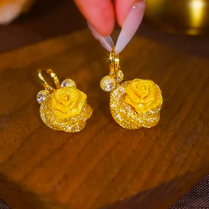 Mesh Earrings(24K GOLD PLATED)