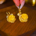 Mesh Earrings(24K GOLD PLATED)