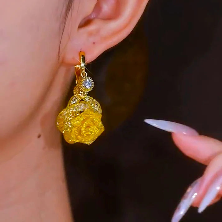 Mesh Earrings(24K GOLD PLATED)